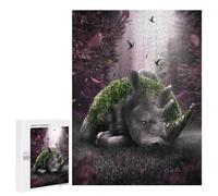 Featured Design: The Forgotten Rhino, 500 PCS, Decorative Jigsaw for Grown-Ups, Weekend Puzzle Project - for Quiet Evenings And Focused Play