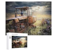 Featured Design: The Forgotten Veteran, 500 PCS, Wooden Art Puzzle, Winter Gift - to Assemble, Frame And Display