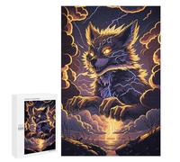 Featured Design: Thundering Wolf Storm, 1000 PCS, Adult Wooden Jigsaw, Mindful Gift for Adults - for A Rewarding Weekend Challenge
