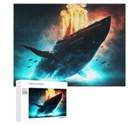 Featured Design: Titanic The Sinking Ship, 500 PCS, Wooden Picture Puzzle for Grown-Ups, New Year Decoration - to Assemble, Frame And Display