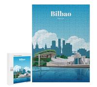 Featured Design: Travel to Bilbao, 500 PCS, Challenging Puzzle for Adults, Gift for Winter Evenings, for Relaxing Solo Or Group Play