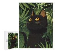 Featured Design: Whiskers in The Wild Cat, 500 PCS, Challenging Puzzle for Adults, Winter Gift, with A Decorative Finished Picture