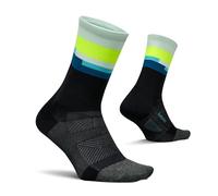 Features Elite Ultra Light Mini Crew Bayside Black Socks