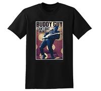 Featuring Blues Legend Buddy Guy On T-Shirt Black S-3XL Tee Black XXL