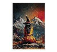Featuring Witch's Solitude Mountain Sunset Jigsaw Puzzle, 300 Piece