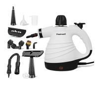 Featwell Handheld Steam Cleaner, Pressurized Portable Multi-Surface Steam Cleaner with 12 pcs Accessories, Multi-Purpose Portable Steamer for Cleaning Dirt, Grease, Tile, Floor, Couch, Car