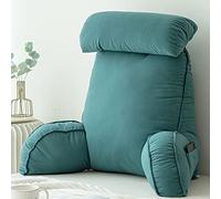 Reading Pillow,Back Rest Support Pillow,Backrest Pillows For Bed With Arms,With Pockets And Neck Pillow,ideal For Sitting,reading Or Playing