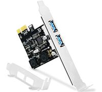 Feb Smart 2 Ports USB 3.0（Super Fast 5Gbps）PCI Express (PCIe) Expansion Card for Windows XP,7,Vista,8,8.1,10 Desktop Computer-Build in Self Power Technology-No Need Additional Power Supply(FS-U2-Pro)