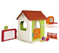 Feber - 6 in 1 Activity House, with extra games: tennis, football, basketball, bowling and bullseye, recommended for children from 3 years (Famosa 800012606)