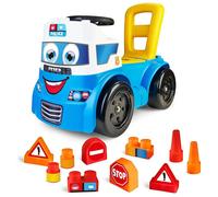 Feber Moto Blocks Police Mountable Vehicle Blue