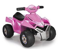FEBER - Quad Racy Pink 6V, electronic ride-on for kids (Famosa Toys 800011422)