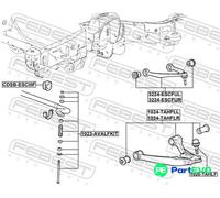 CONTROLTRAILING ARM WHEEL SUSPENSION 1024-TAHFLR FOR CADILLAC GMC SIERRA/Crew