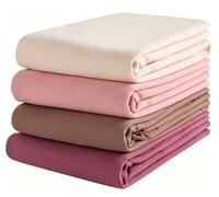 Febfim 4 PCS Muslim Women Soft Premium Solid Chiffon Hijab Scarves Shawl Long Scarf Wrap Scarves with Gift Box (2026 4C)