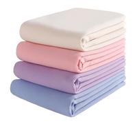 Febfim 4 PCS Muslim Women Soft Premium Solid Chiffon Hijab Scarves Shawl Long Scarf Wrap Scarves with Gift Box (Mixcolor PA)
