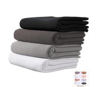 Febfim 4 PCS Muslim Women Soft Premium Solid Chiffon Hijab Scarves Shawl Long Scarf Wrap Scarves with Gift Box (Mixcolor Orange)