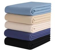 Febfim 4 PCS Muslim Women Soft Premium Solid Chiffon Hijab Scarves Shawl Long Scarf Wrap Scarves with Gift Box (2025 5D)