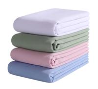 Febfim 4PCS Premium Dubai Muslim Women Chiffon Crinkle Hijab Scarf Plain Chiffon Bubble Hijab Wrap Shawl (Mixcolor ZG)