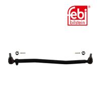 febi bilstein 03932 Drag Link with castle nuts and cotter pins, from steering gear to 1st front axle, pack of one