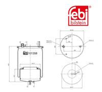 FEBI BILSTEIN 101358 Boot, air suspension