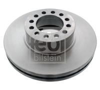 Febi Bilstein Brake Disc 101728 - Vented for Front/Trailing Axle