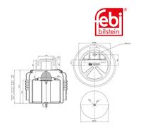FEBI BILSTEIN 102551 Boot, air suspension