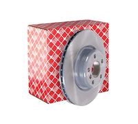 Genuine Febi 5 Stud Rear Vented High Carbon Brake Discs - 104804