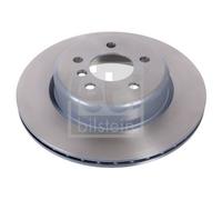 Genuine Febi 5 Stud Rear Vented High Carbon Brake Discs - 104804