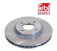 Febi Vented Brake Disc fits Ford B-Max Fiesta Transit Courier 1 751 584 105848
