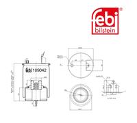 FEBI BILSTEIN 109042 Boot, air suspension