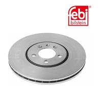 2x Brake disc Front Axle internally vented 11205 FEBI BILSTEIN for VW VENTO