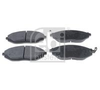 FEBI 116278 BRAKE PAD SET DISC BRAKE Front
