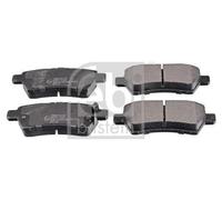 Febi 116351 Rear Brake Pad Set Fits Nissan Pathfinder
