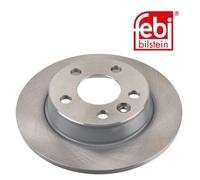 2x Brake Discs Pair Solid fits VW SHARAN 7M, 7M8 2.8 Rear 95 to 00 267.8mm Set