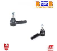 FEBI 14180 14182 TRACK TIE ROD ENDS PAIR FRONT LEFT & RIGHT FOR AUDI A3 8L VW