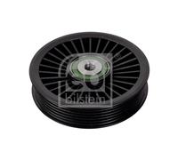 Febi 14375 Deflection Guide Pulley V-Ribbed Belt Fits Mercedes Opel Glc