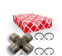 febi bilstein 14511 Universal Joint for propshaft, with grease nipple, pack of one