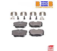 FEBI 16382 REAR BRAKE PADS VW TRANSPORTER/CARAVELLE T4 280MM DISC A3272
