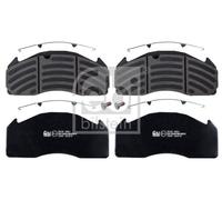 FEBI 16545 Brake Pad Set For Disc Brake Front Rear 249.3mm Length Fits VOLVO