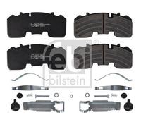 FEBI 16607 Brake Pad Set For Disc Brake Front Rear 210.5mm Length Fits BPW