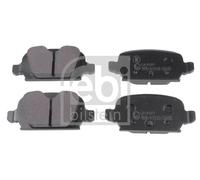 Febi 16626 Rear Brake Pad Set Fits Opel Vauxhall Corsa Corsavan Tigra