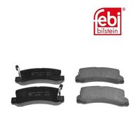 Brake Pads Set fits TOYOTA CELICA 2.0 Rear 85 to 99 AY060TY015 V9118B018 Febi