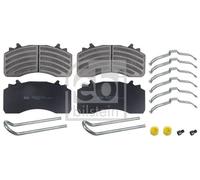 Ferdinand Bilstein Brake Pad Set Rear 16968 217.6mm Fits MAN NEOPLAN