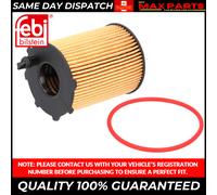 Febi Bilstein 170088 Oil Filter Fits Peugeot 5008 1.6 BlueHDi 100 2014-2022
