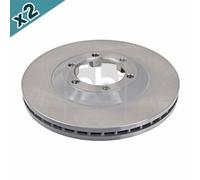 FEBI 170788 Brake Disc Front Coated 280mm Diameter Fits Isuzu D-Max Rodeo