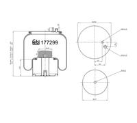 FEBI BILSTEIN 177299 Boot, air suspension