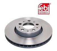 Genuine Febi 5 Stud Front Vented Coated Brake Discs - 18044
