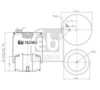 FEBI BILSTEIN 184254 Boot, air suspension