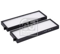 Febi 184356 Cabin Pollen Filter Set Fits Hyundai I20 971334P000