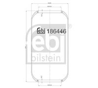 FEBI BILSTEIN 186446 Boot, air suspension