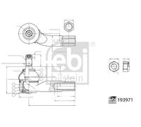 FEBI BILSTEIN 193971 Track rod end